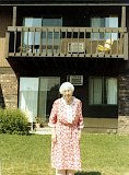 Elva at her retirement home in Lodi Wisconsin. She eventurally moved into a nursing home in Lodi where she died one week before her 100th birthday.